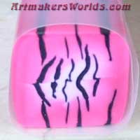 Hot pink tiger stripe