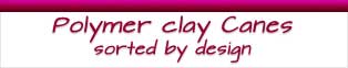 polymer clay canes
