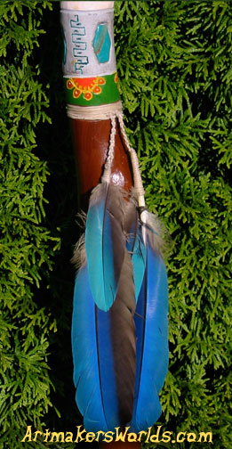 Macaw walking stick